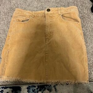 khaki/cargo mini skirt